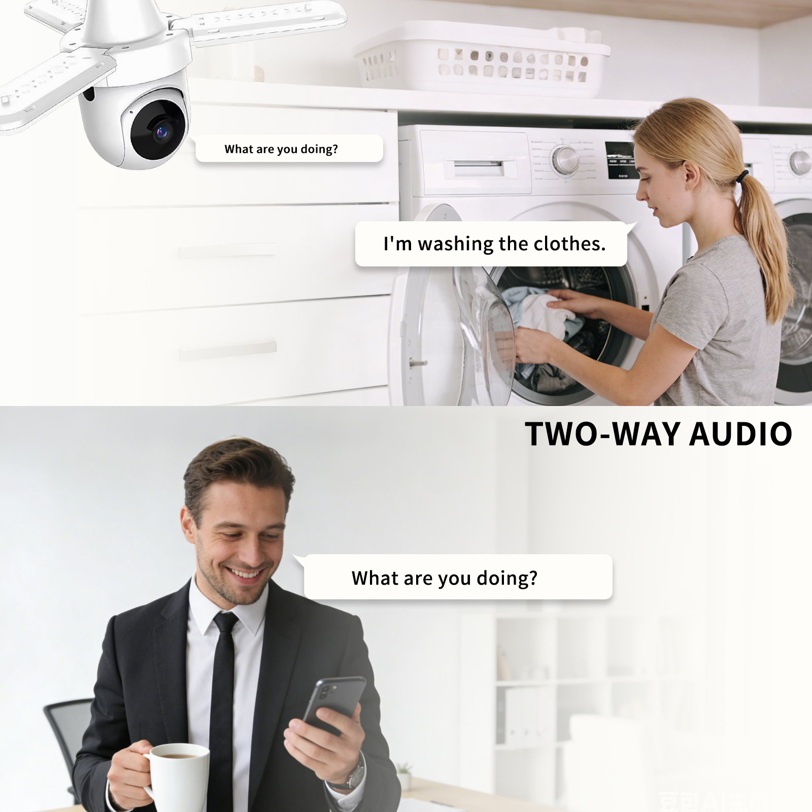 Only Self Pickup---Surveillance Camera Three-leaf Fan Bulb photo 2