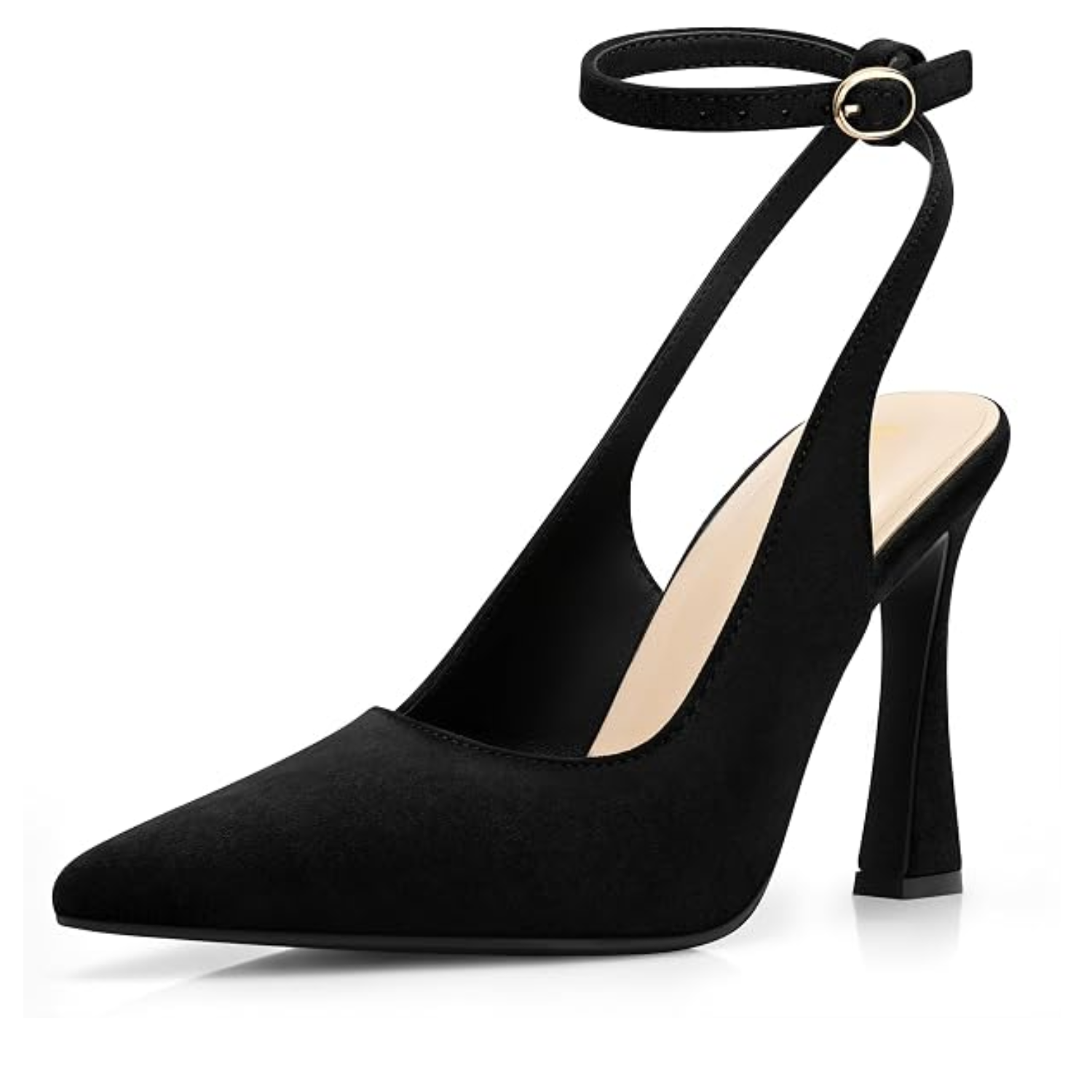 Womens Pointed Closed Toe Heels Stiletto Slingback High Heel For Women Dressy Pumps For Wedding And Office Work Or Going Out photo 3