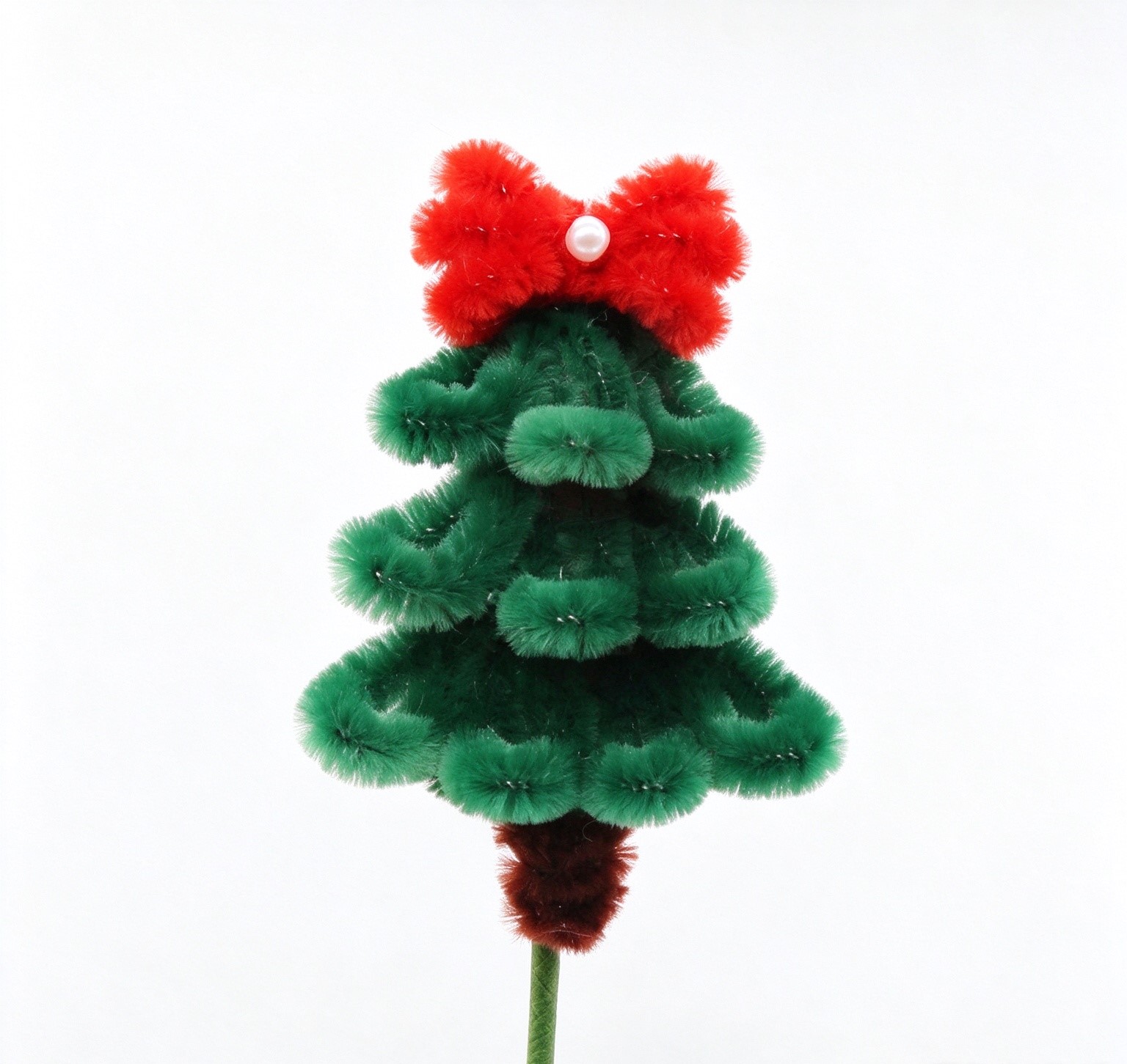 Factory Wholesale Creative Pipe Cleaner DIY Christmas Tree Artificial Flower Snowman  Pumpkin Bouquet Finished Ornaments photo 1