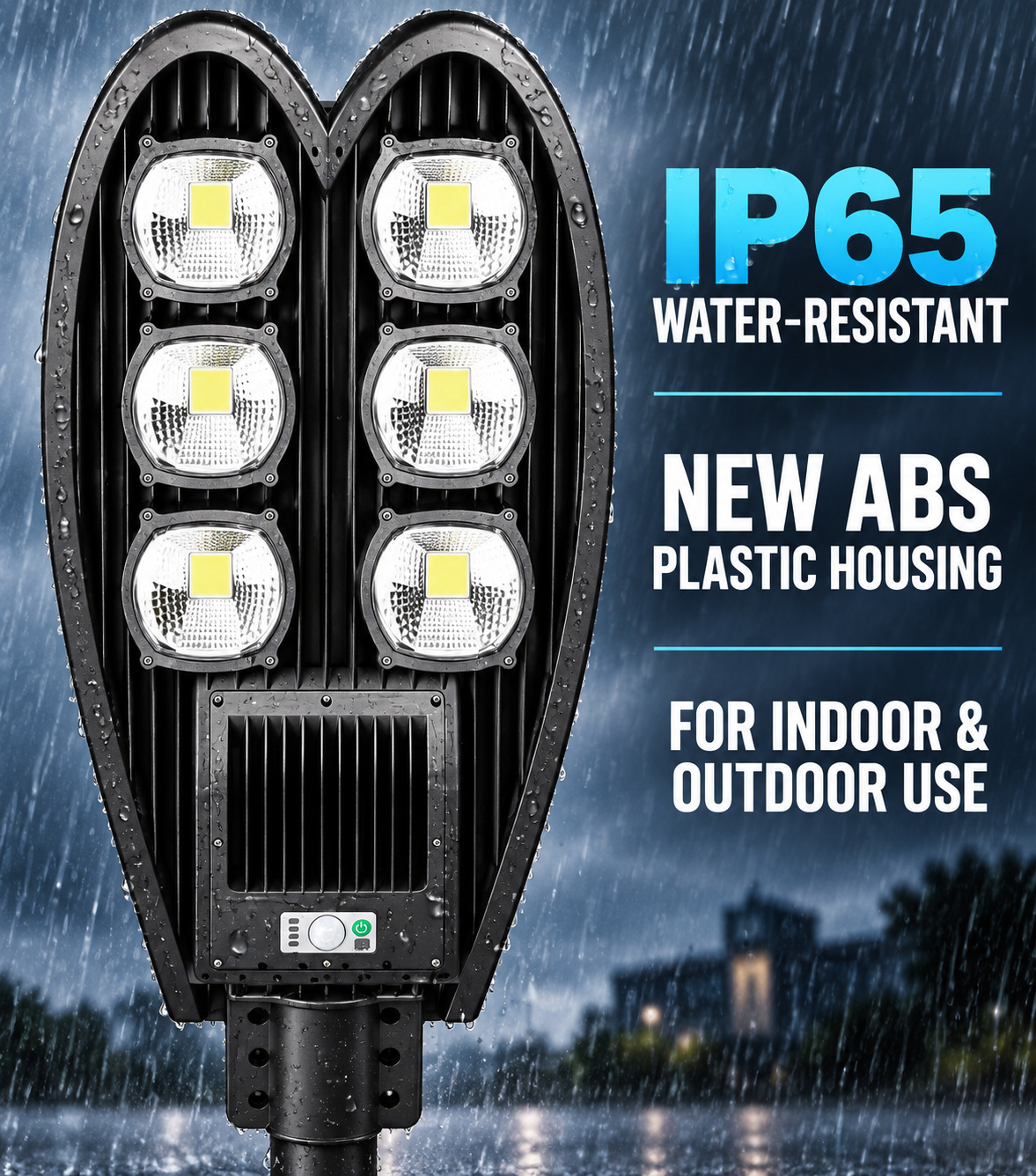 Solar Powered Motion Sensor Waterproof COB LED Work Light For Auto Repair W763B 20W Street photo 4