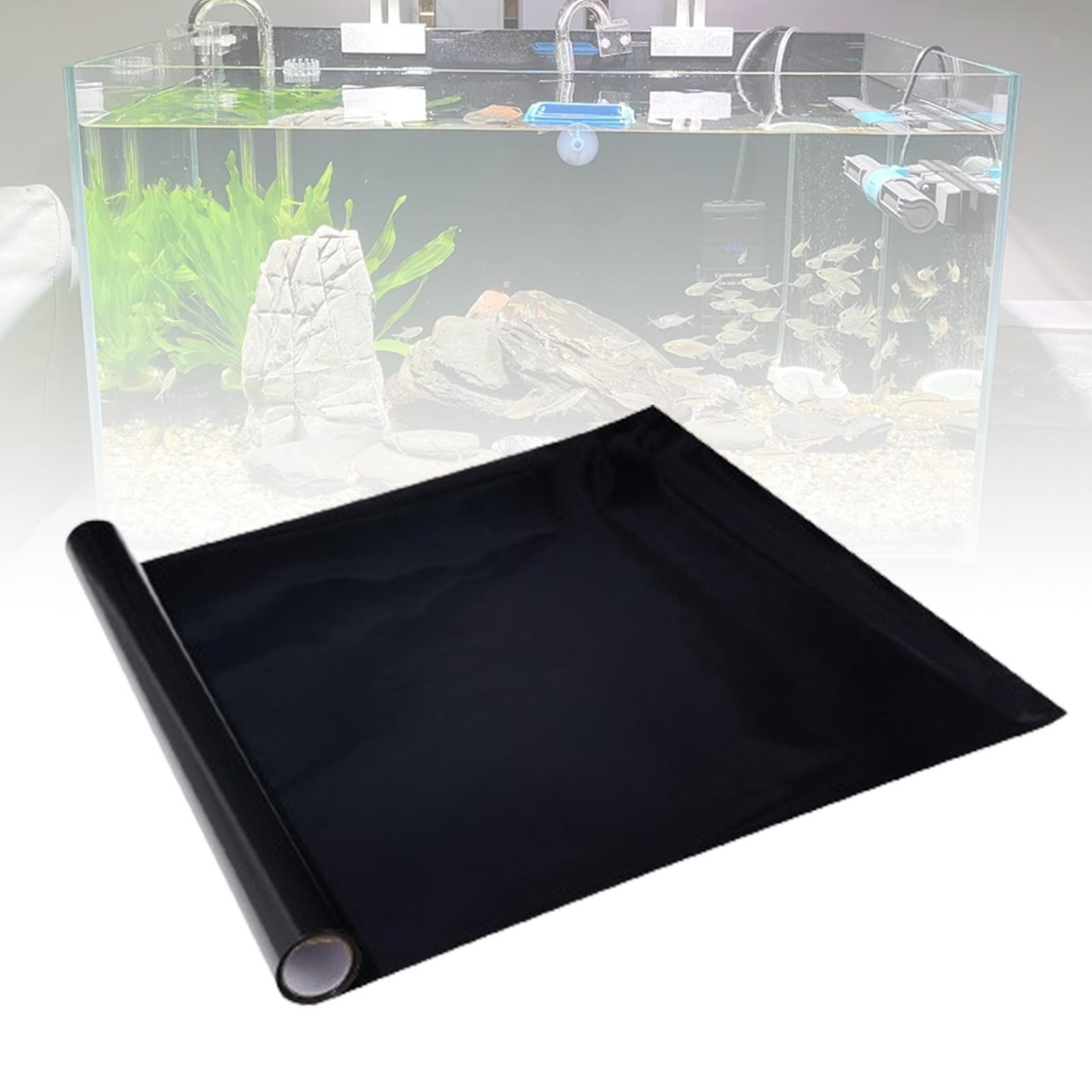 Aquarium Background Static Cling Black Fish Tank Background Wallpaper Fish Tank photo 8