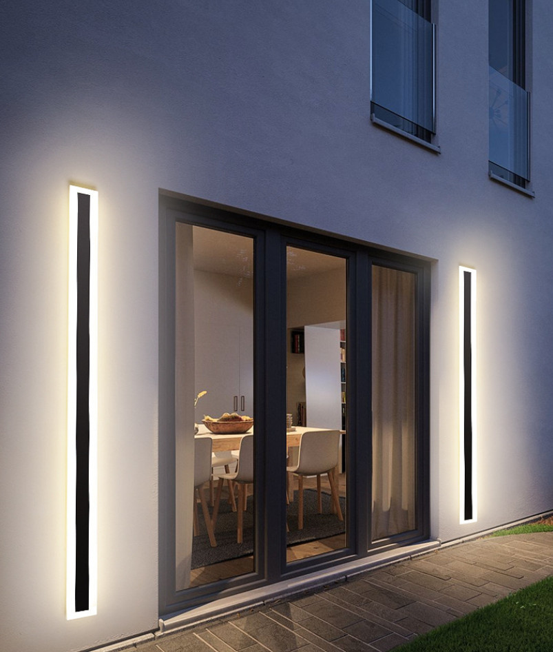80cm LED Wall Light Acrylic Long Strip Lamp Waterproof Outdoor Lamp Garden Light photo 6