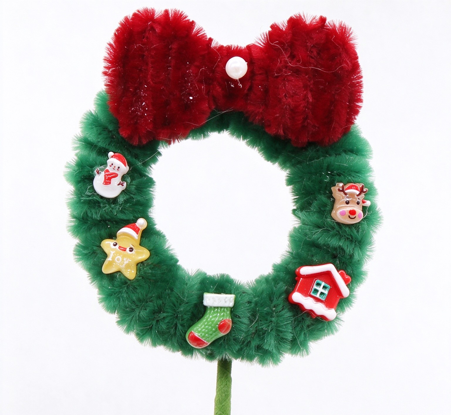 Factory Wholesale Creative Pipe Cleaner DIY Christmas Tree Artificial Flower Snowman  Pumpkin Bouquet Finished Ornaments photo 3