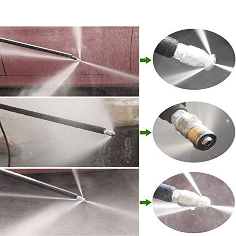 30M Sewer Jetter Kit For Pressure Washer Cleaner Hose 5800PSI NPT 1&4 Hose photo 3