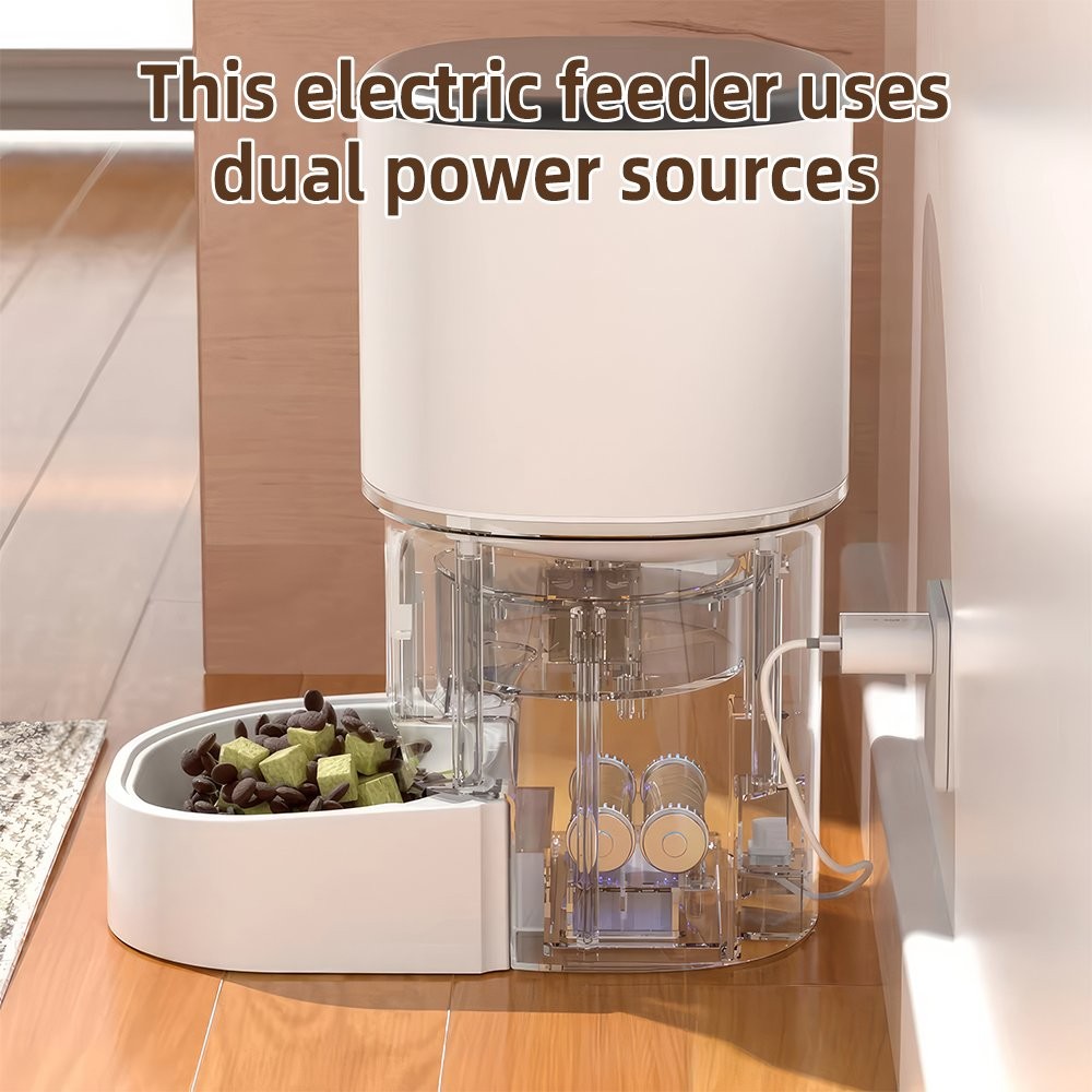 4L Pet Cat Feeder Automatic With Timer Food Dispenser For Cat Dog Food Feeding photo 7