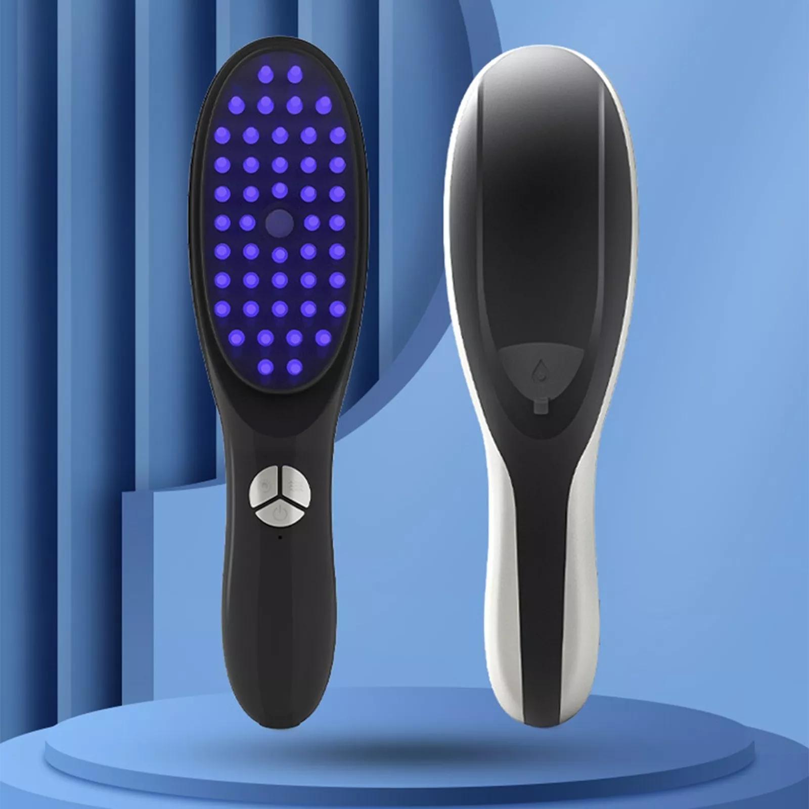 Electric Vibration Hair Growth Comb Massager Red Light Therapy Massage Brush photo 6
