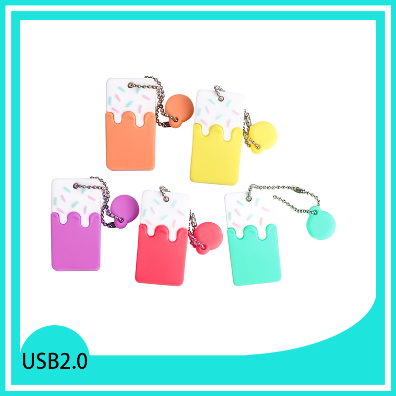 Small Cake Point Mini Girl Cute Anti-loss Pendant Mobile U Disk photo 8