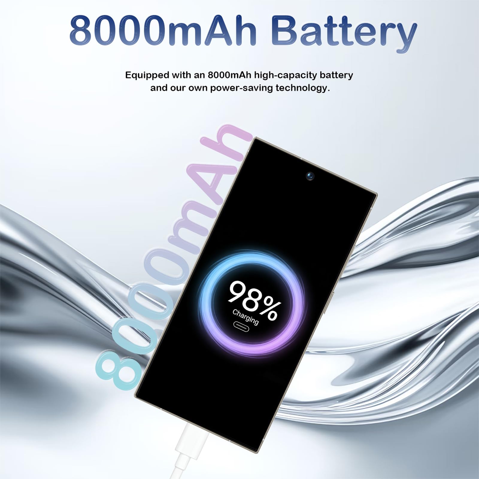 C25 Ultra Unlocked Phone With NFC, 12-512GBSmartphone,8000mAh,6.9in  HD Screen,Android 15 Cell Phone,5G -Built In Pen-Dual SIM-Fingerprint Unlock-Face ID photo 8