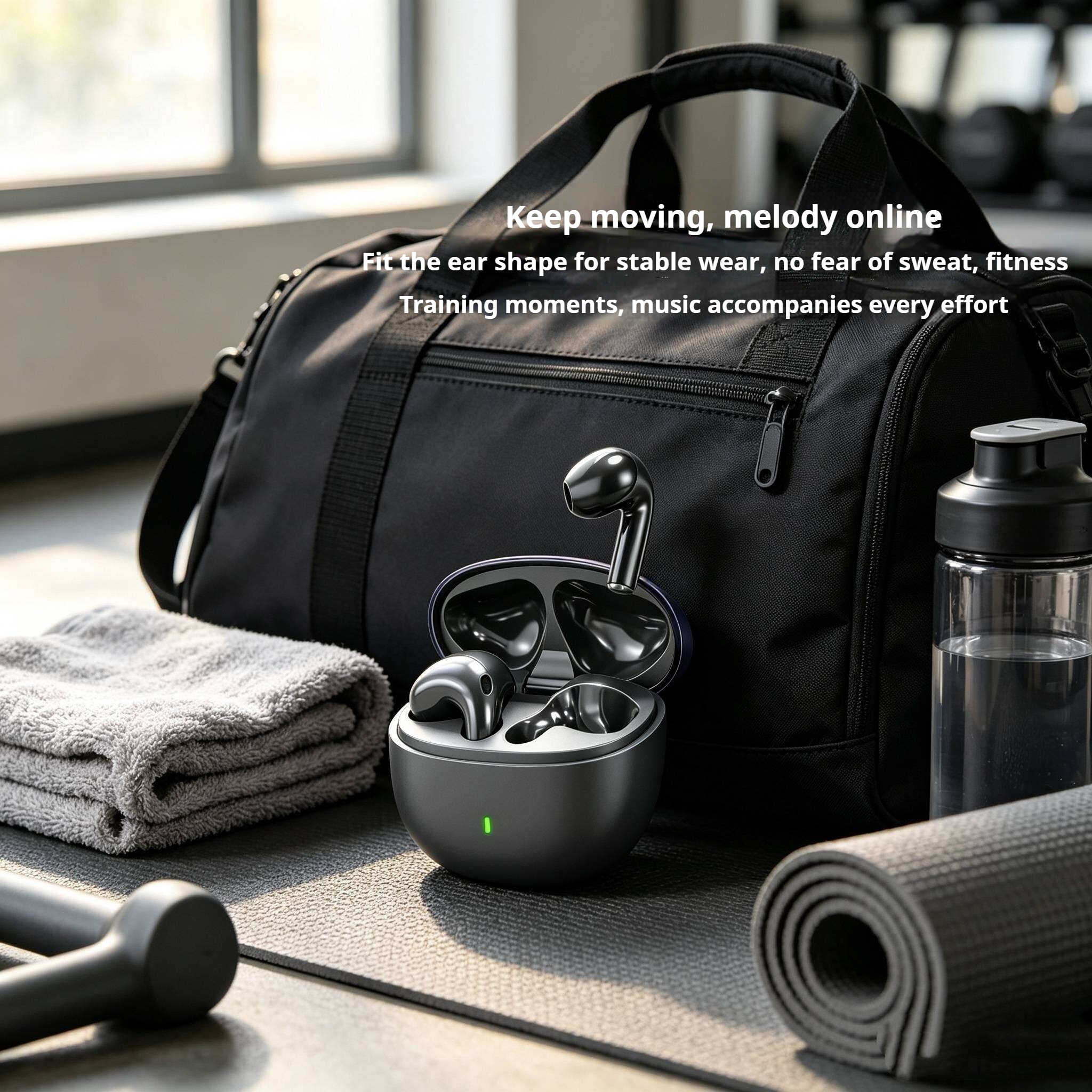 KP-230 Best-selling Wireless Bluetooth Earbuds Semi-in-ear Design Low Latency High Sound Quality Suitable For Music Gaming Factory Direct In Stock photo 5
