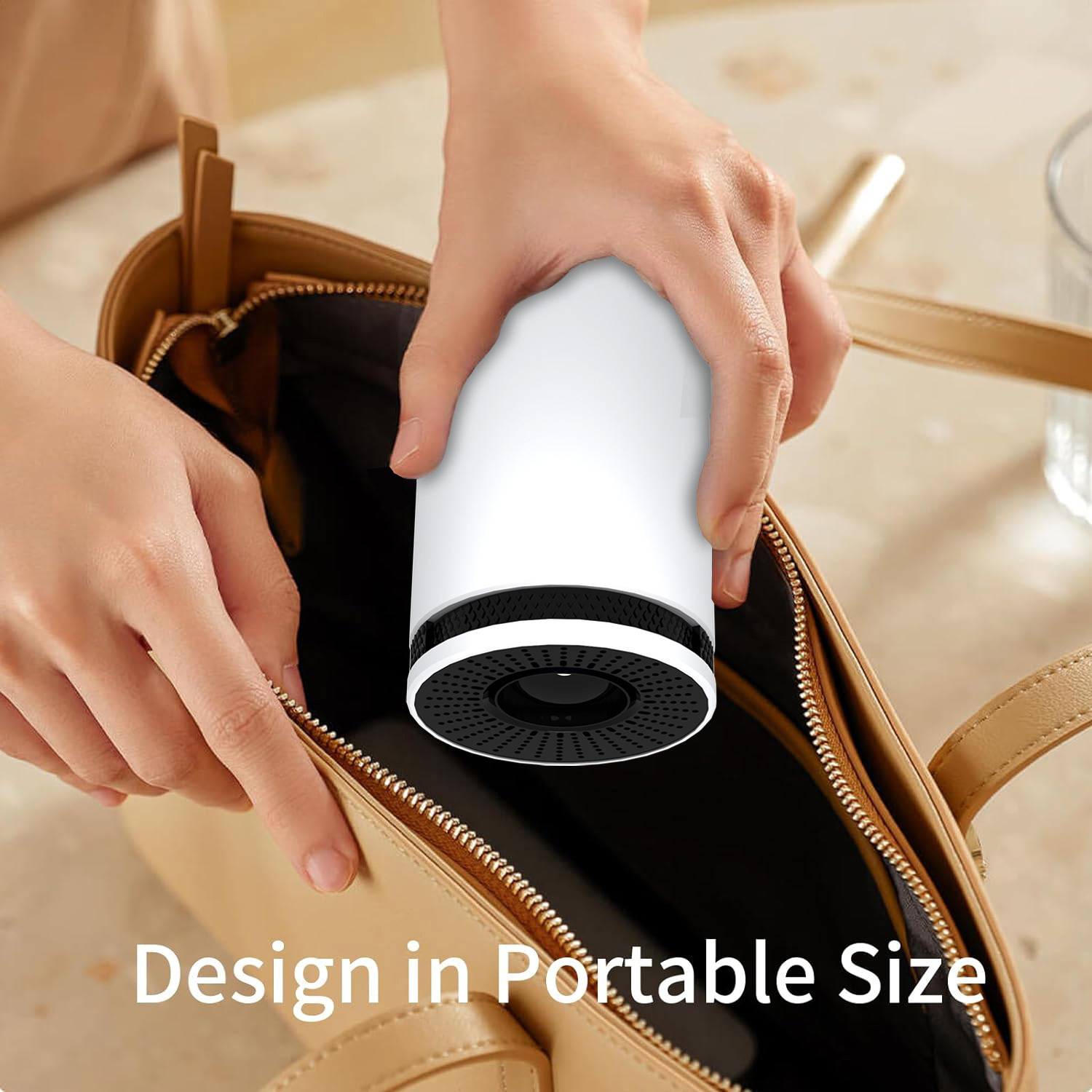 Smart Portable  Theater Projector With Trapezoidal Image Correction,  Wifi 6 Support, Android 12 And Multiple Ports, Mini Size For Phone And Laptop photo 6