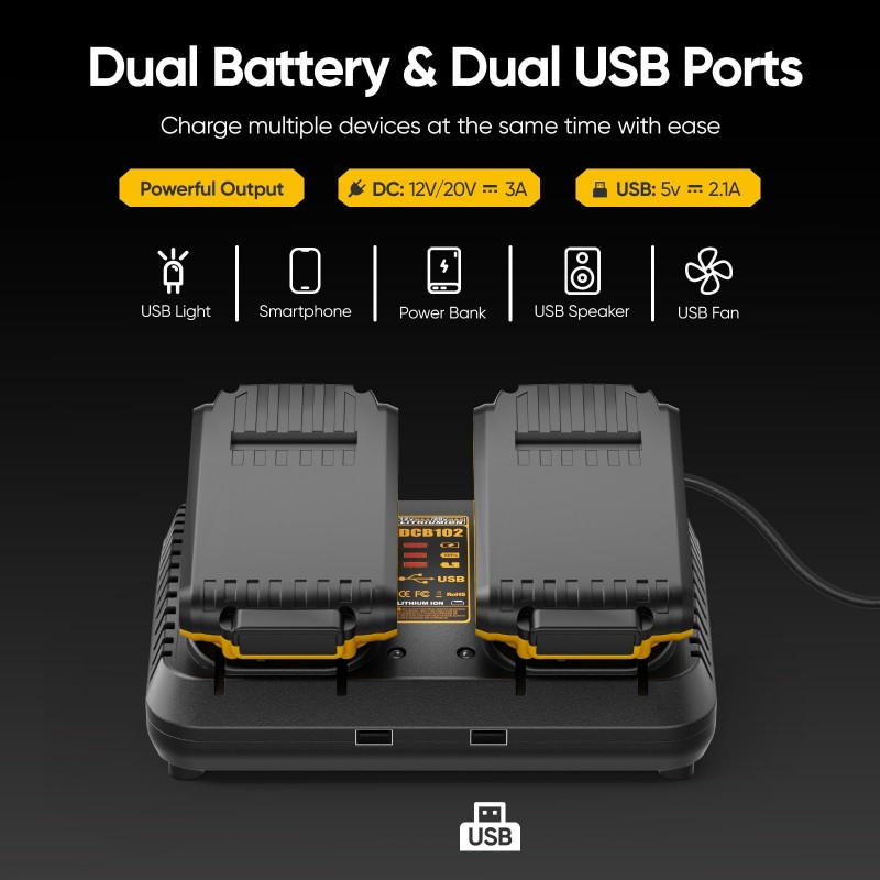 Dual-port Fast Charger, 2-in-1 photo 7