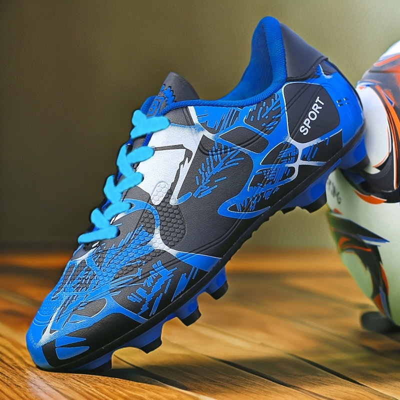 36-45 Football Shoes Sneakers Men Women,Low Top Spike Cleats Football Boots Youth Kids,Soccer Athletics Training Shoes Boys Girls,Unisex photo 7