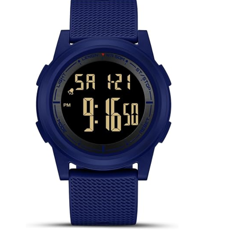Mens Digital Watch Ultra Thin Sports Waterproof Watches For Men photo 7
