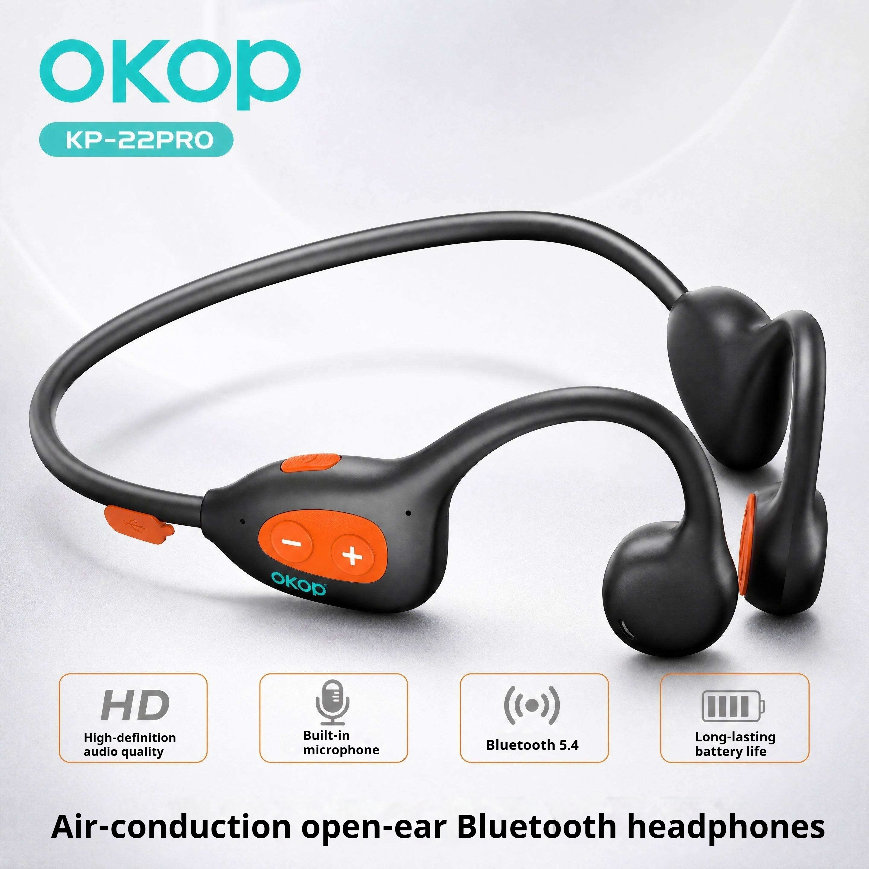 KP-22Ppro Best-selling Wireless Bluetooth Ear-hook Sports Headphones Waterproof Long Battery Life Factory Direct Stock photo 4