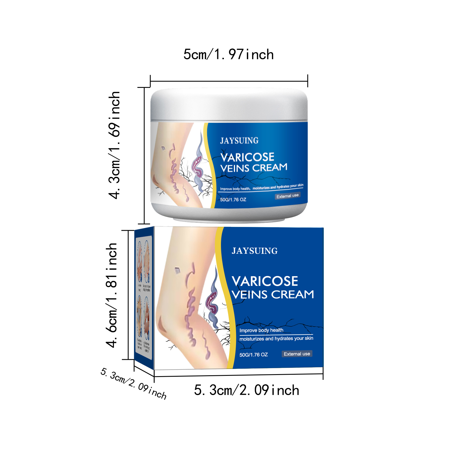 Leg Care Cream 50g 1box photo 3