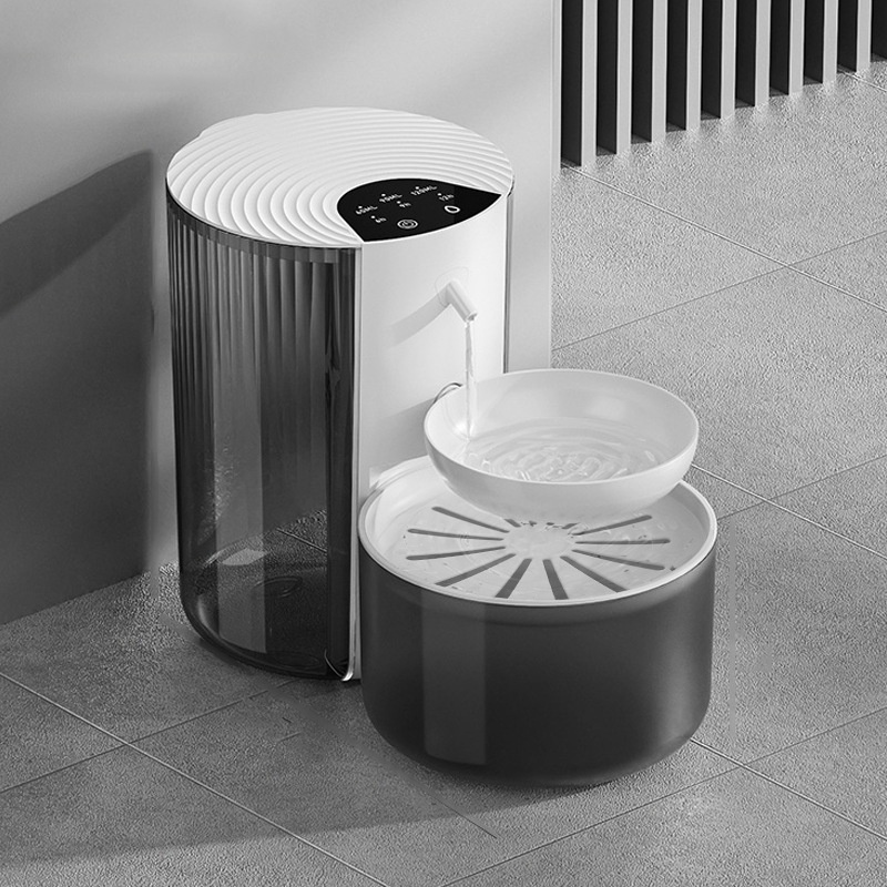 Smart Constant-Temperature 3L Pet Water Fountain With Clean-Water Separation & Tipping Mechanism. photo 1
