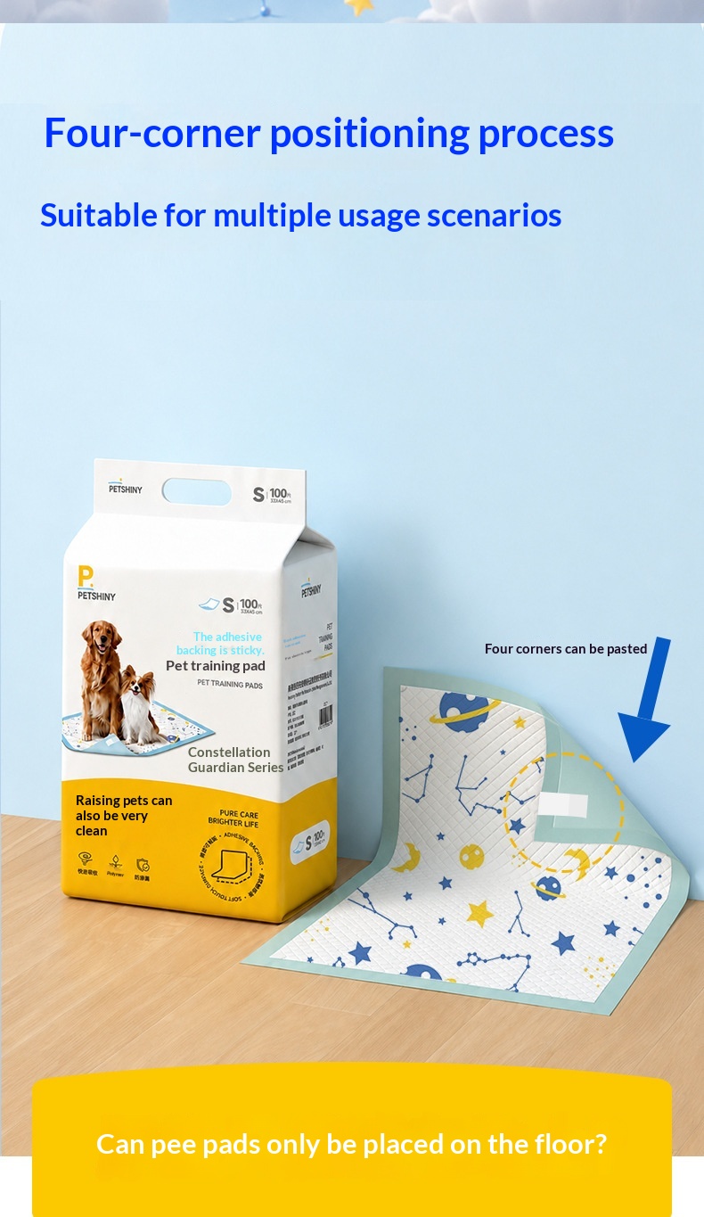 Self-Adhesive Absorbent Pet Pee Pads For Dogs & Cats. photo 5