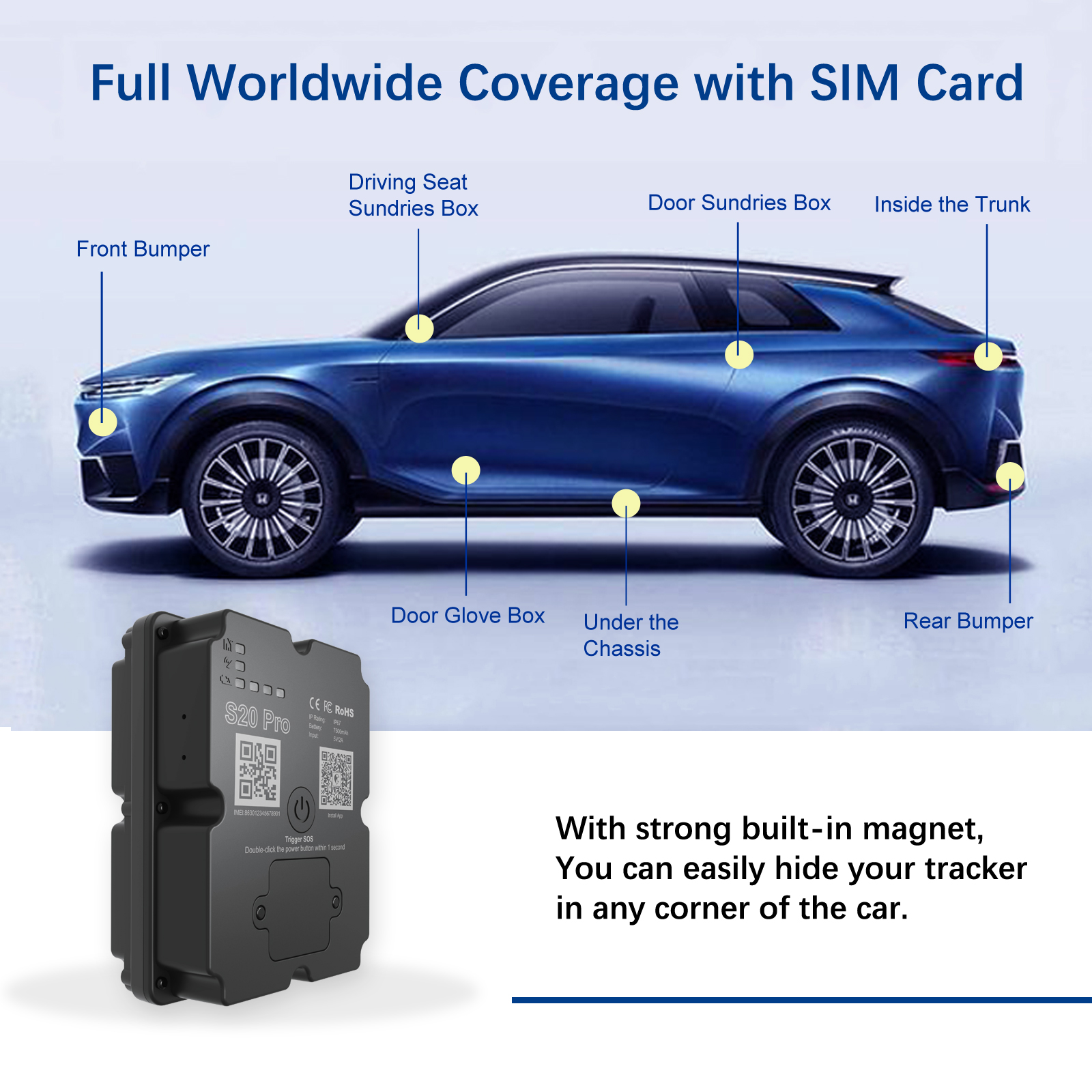 Long Battery 4G GPS Vehicle Tracker - Up To 30 Days Standby, Real-Time Tracking, Magnetic & Waterproof, Subscription Required photo 6