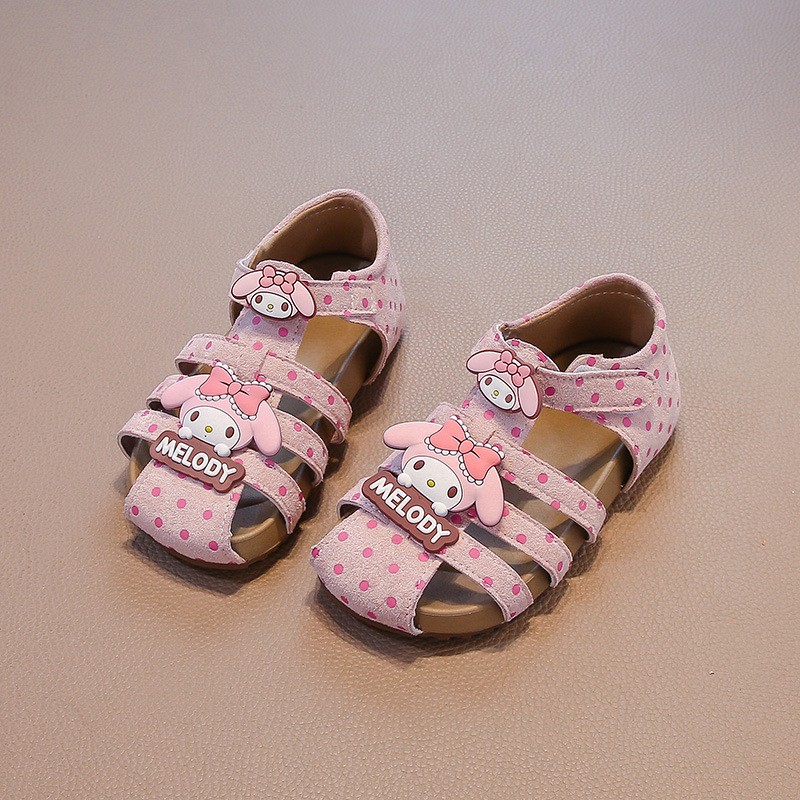 2026 Summer Baby Girls Closed-Toe Roman Sandals, Cute Bow Princess Kids Sandals photo 5
