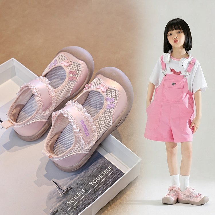 2026 Summer New Girls Mesh Breathable Sneakers, Toddler Soft Sole Non-Slip Casual Walking Shoes For Baby Girls photo 6