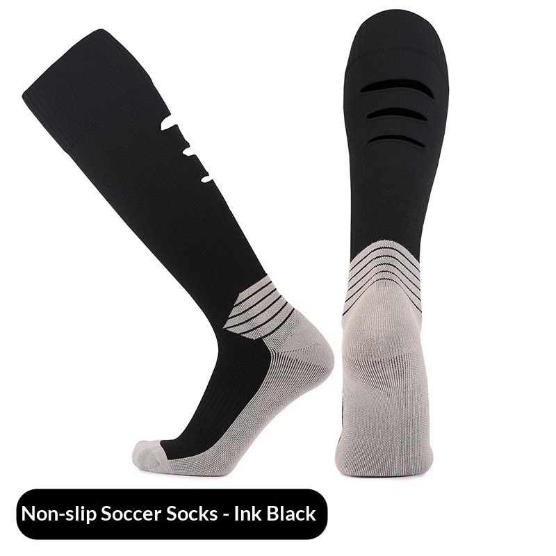 Cross-border Long-tube Sports Socks Thickened Non-slip Towel Bottom Mens Football Training Socks Sweat-absorbent Breathable Professional Football Socks photo 6