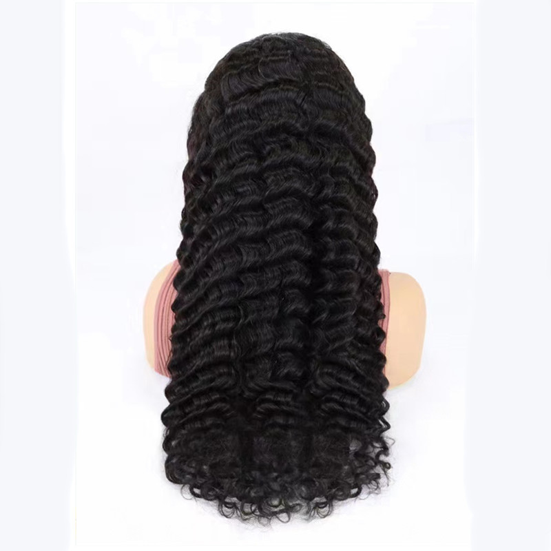Deep Wave Lace Front Wig Human Hair photo 4