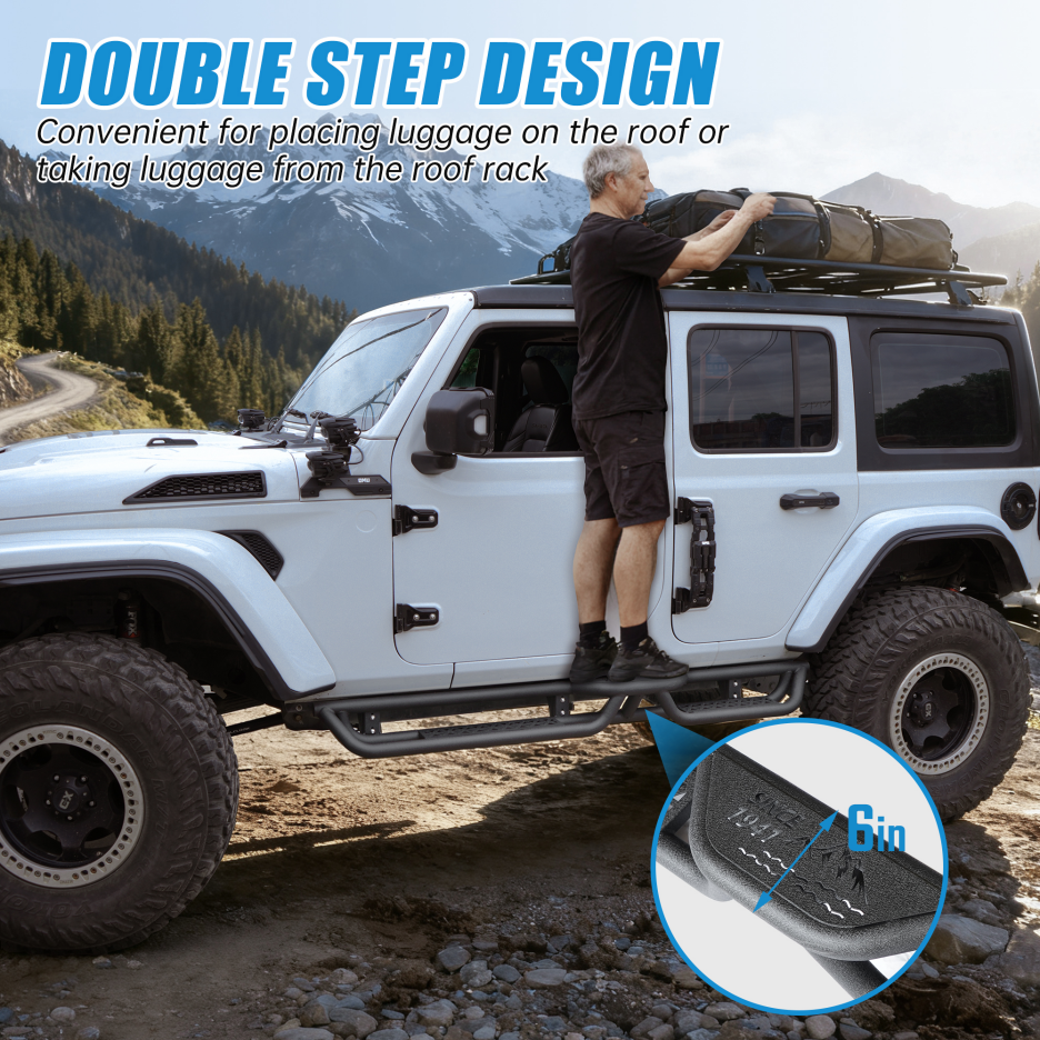 Running Boards Compatible With Wrangler JL photo 7