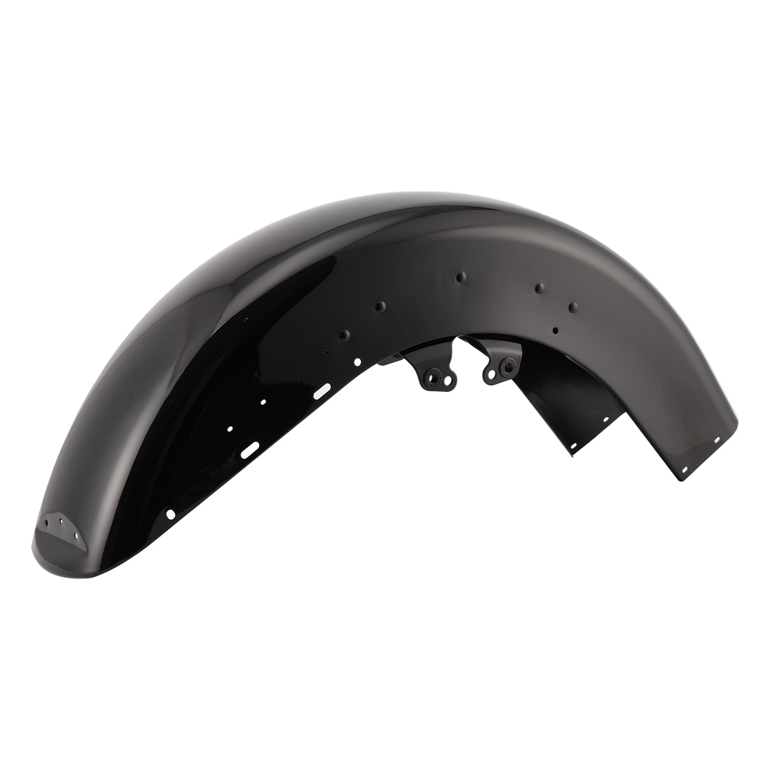 Vivid Black Front Fender Fit For Harley Touring From 2014 photo 7