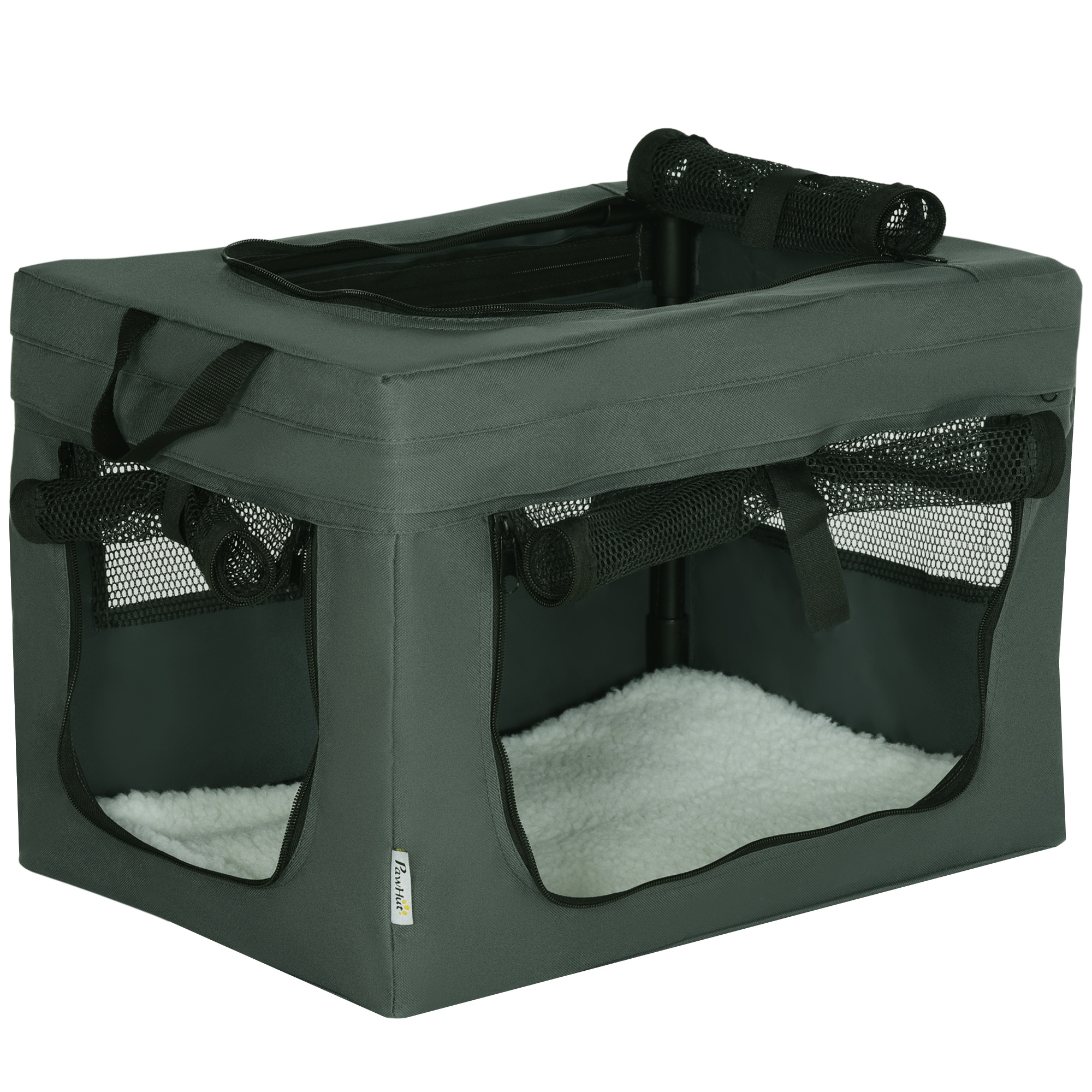 48.5cm Pet Carrier, With Cushion, For Miniature Dogs - Grey photo 5