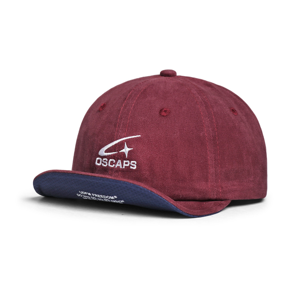 Japanese-style Soft-brimmed Color-matched Letter Baseball Cap With A Soft Top, Casual Fedora Hat, Retro Casual Cap With A Brim photo 5