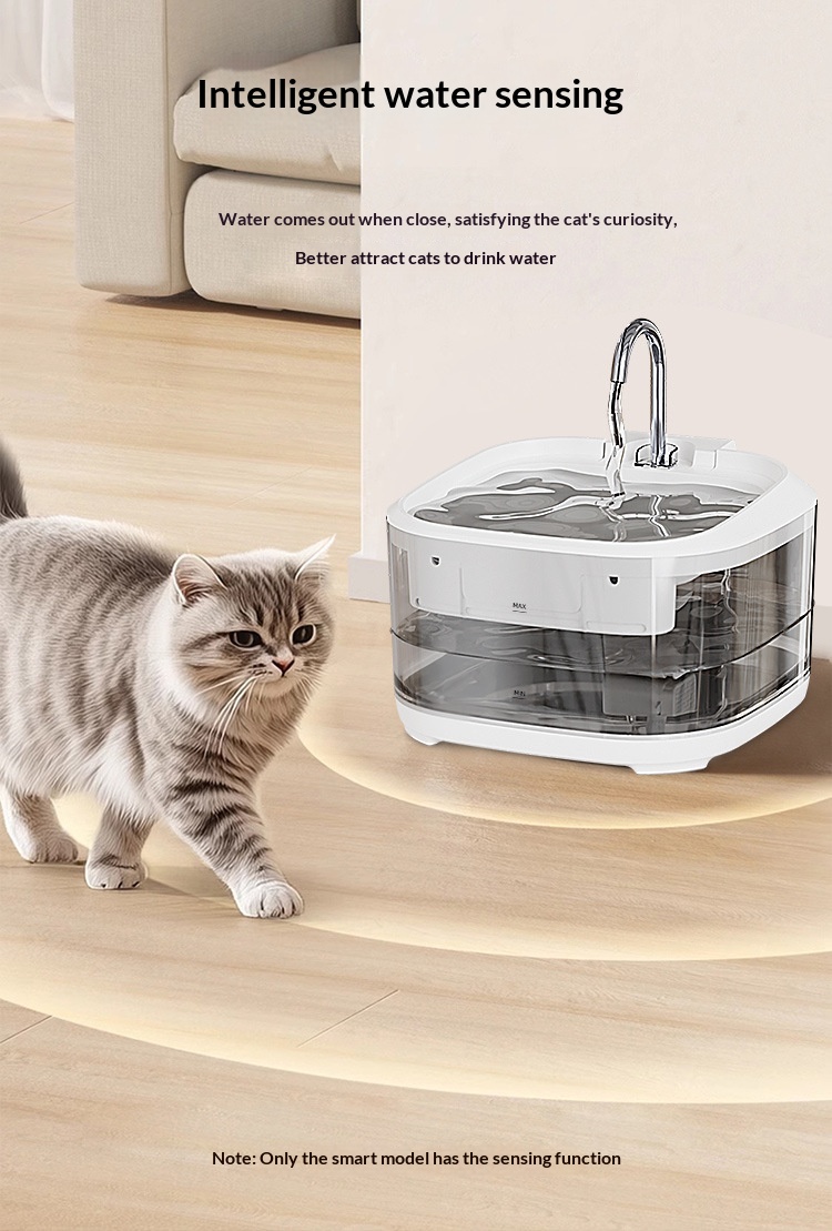 Large Capacity Fully Transparent Automatic Circulating Filtered Pet Water Fountain photo 4