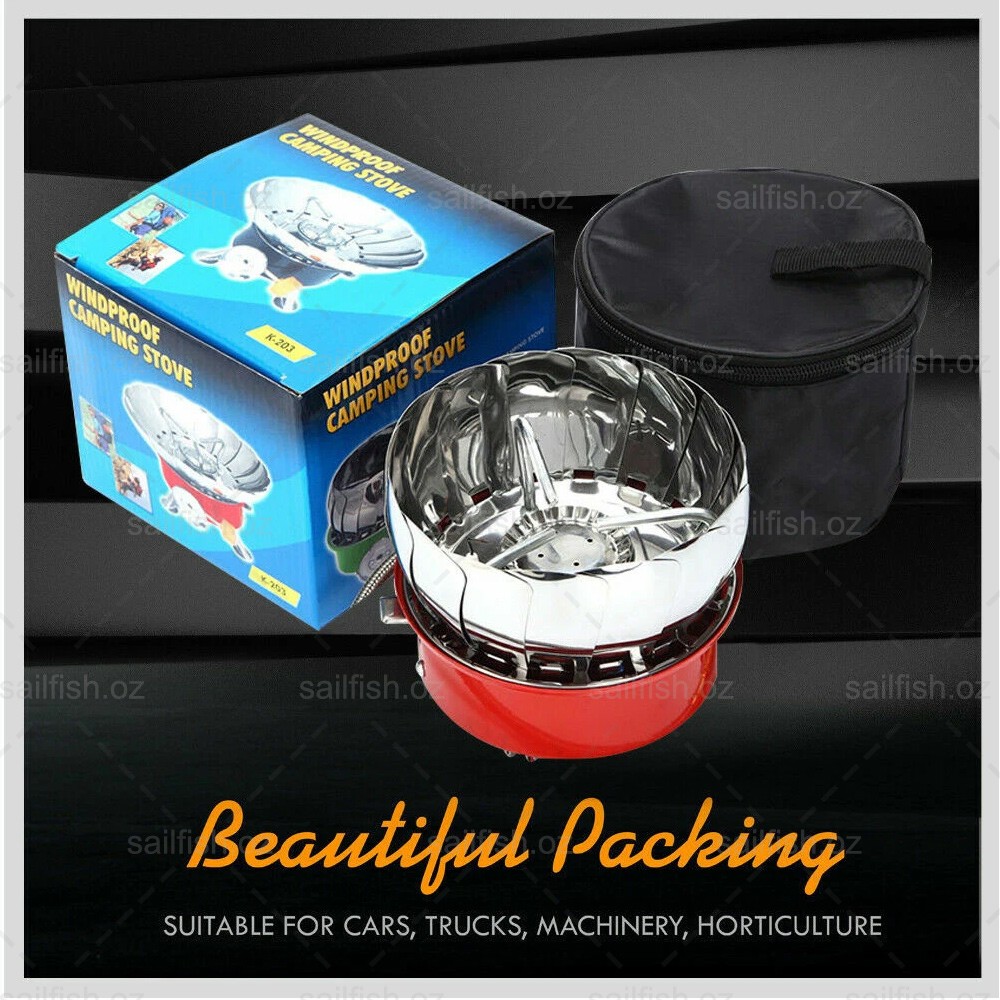 Mini Folding Camping Stove Portable Burner Butane Gas Cooker Outdoor Windproof photo 6
