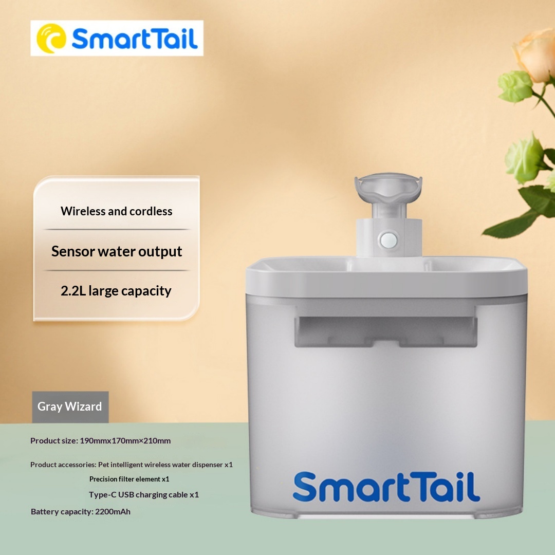 Automatic Sensor-Activated Pet Water Fountain photo 4