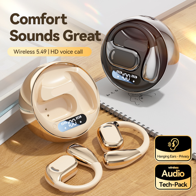 Cross Border Explosion M127 Long Range Hanging Earphone Private Model High Color Value Low Latency Wireless Bluetooth Headphones Wholesale photo 2