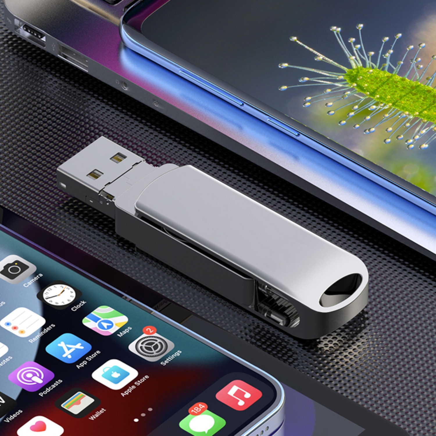 4 In 1 2TB USB 3.0  Drive Memory Stick For 13 14 15 16 Pro Max IPad photo 6