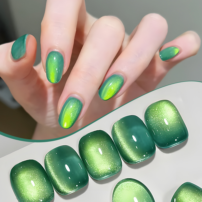 MS RAINBOW The Wizard Of Oz Cat Eye Gel Polish 05, Green Magnetic Nail Gel, 12ML Soak Off UV LED Nail Art Gel photo 4