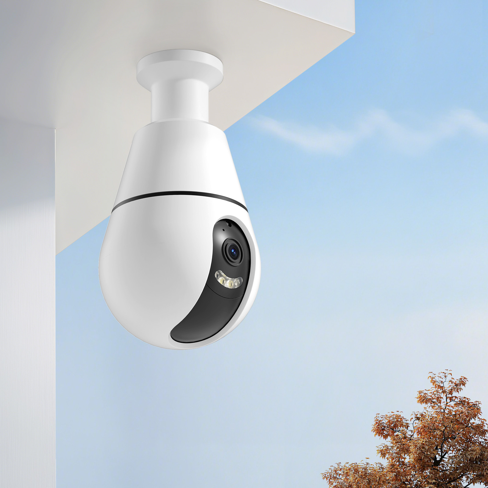 AI Detection 360 Degree HD CCTV Video Light Bulb E27 IP Wireless Mini Security Hidden Wifi Camera photo 3