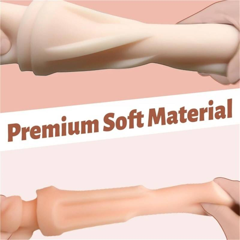 Men Portable Pocket Pussy Male S-e-x Toy With Textured Inner Channel For Enhanced Pleasure photo 4