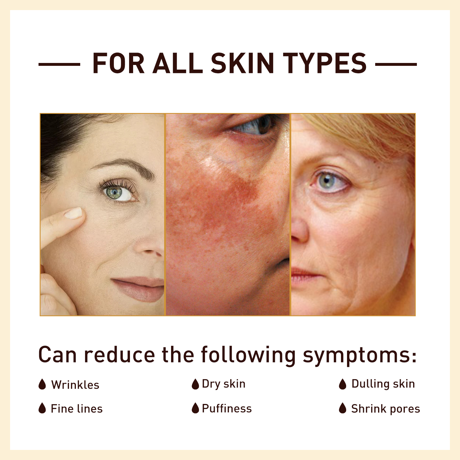 OUHOE Rice Anti Wrinkle Essence, Repairs Skin Moisturizes Firms Whitens photo 3