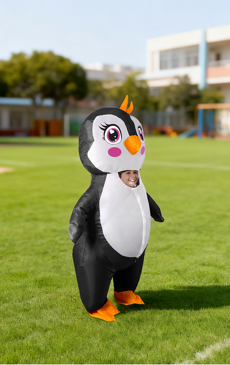 Cross Border Halloween Penguin Inflatable Costumes, Cosplay Outfits, Party Attire, Carnival Dolls, Inflatable Costumes photo 4