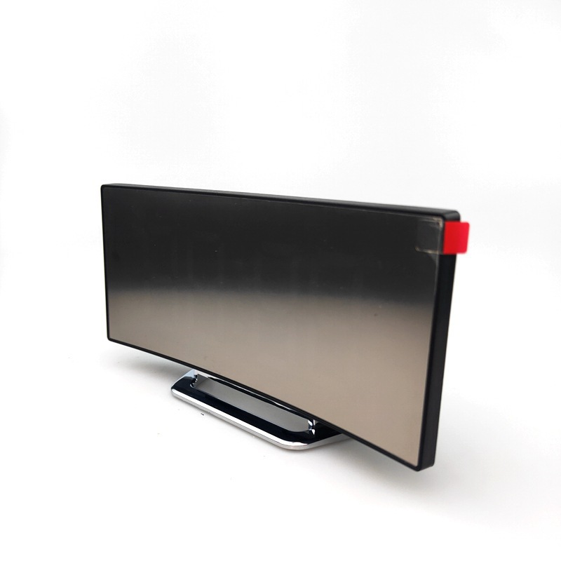 Creative Curved Electronic Clock, Large Screen LED Clock, Mirror Clock, Silent Alarm Clock, Factory 6507 photo 2