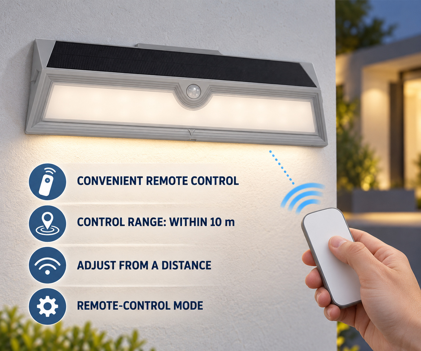 Solar Powered Rechargeable Motion Sensor LED Work Light 1800mAh For Auto W123 1x 18650 Battery photo 5