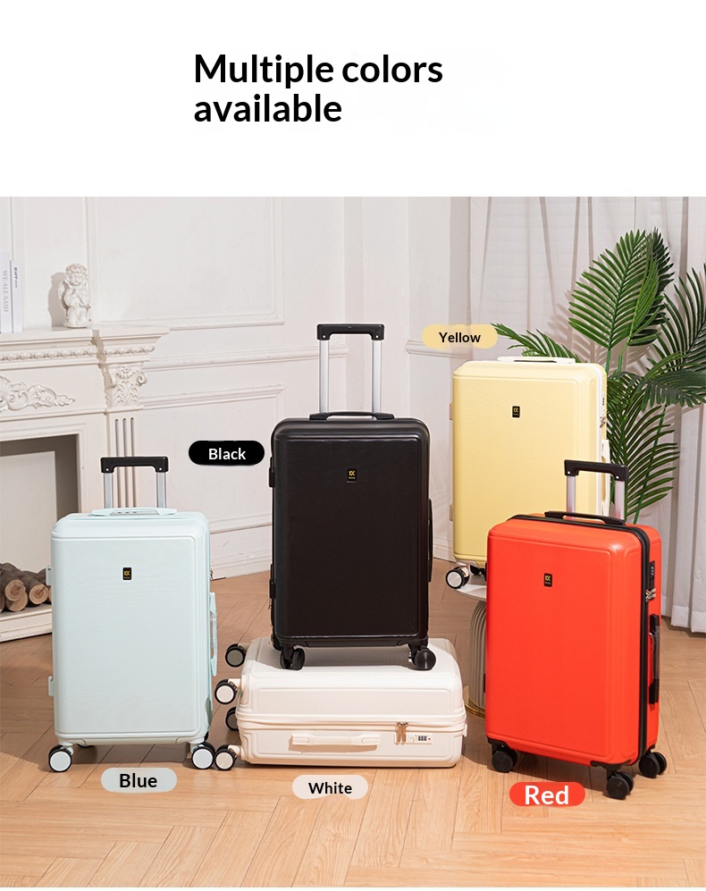 2026 New Luggage Trolley Case Student 20 Inch Lightweight Boarding Large Capacity Password Travel Leather Box Male - DY5209 Mint Emerald photo 3