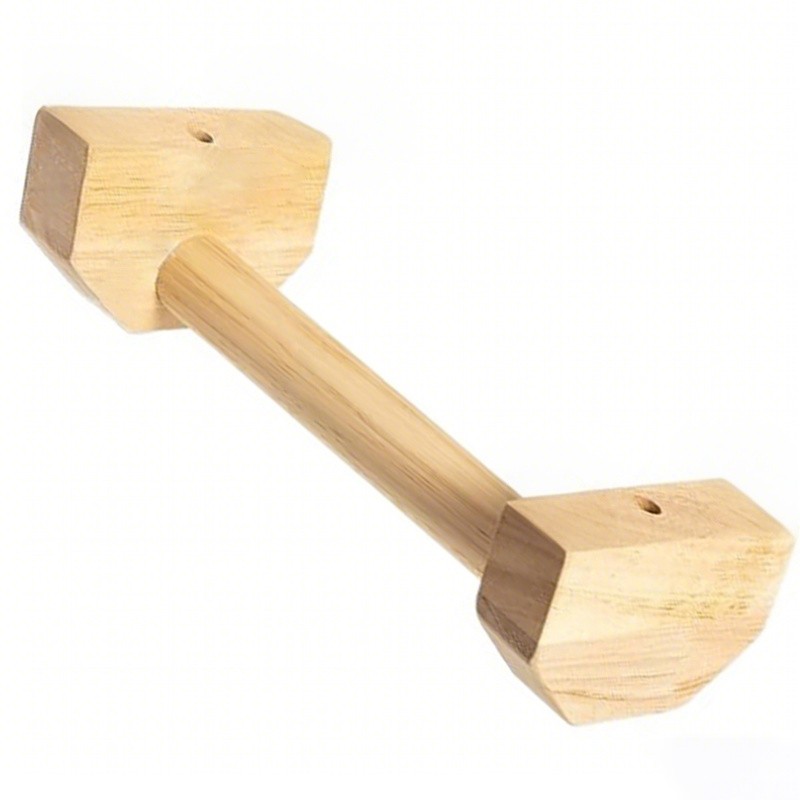 1 Pair 30cm Wooden Push Up Bars Parallettes Bars Home Gym Workout Equipment photo 5