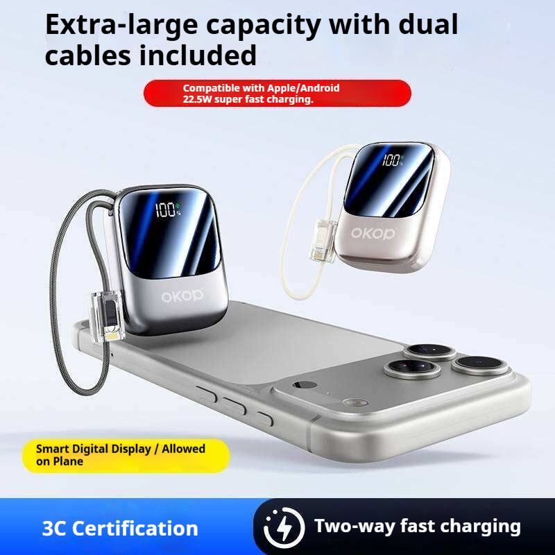 KP-730 Best-selling 10,000mAh Fast-Charging Power Bank With Digital Display Factory Direct Stock photo 8