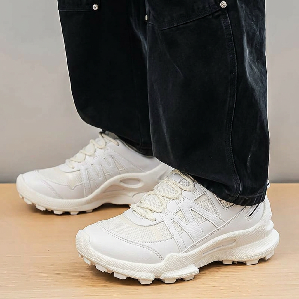 Men's Soft Sole Breathable Sports Walking Shoes, Breathable Cross-Country Running & Outdoor Hiking Shoes For Men photo 2