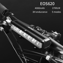 USB Night Riding Flashlight Front Bicycle LED Light Bike Light 4000mAh Lamp 1800LM photo 1