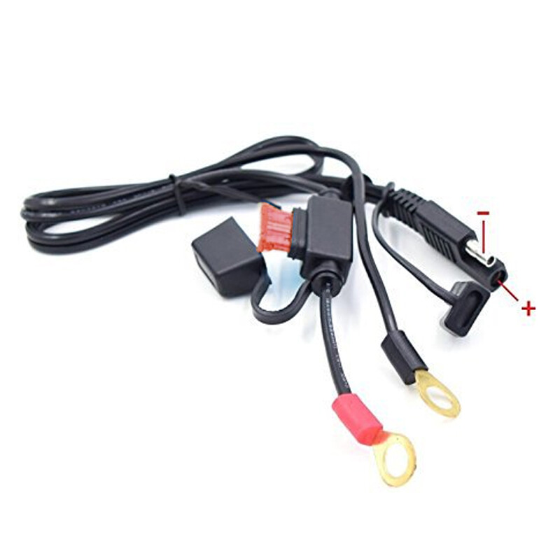 Motorcycle Bike Fused Battery Charger Lead  SAE Connector For Battery Charger C photo 2