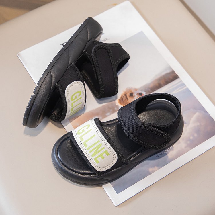 Sandals, Soft Soled Children's Beach Shoes, Summer New Fashionable Sandals, Lightweight And Non Slip Sports Sandals photo 3