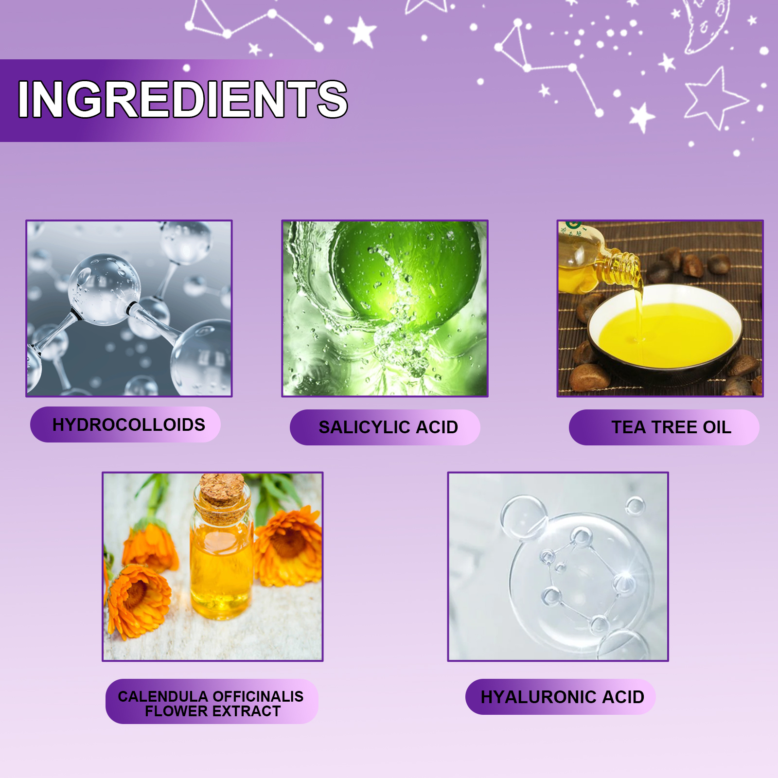 Jaysuing Acne Patches, Lightening Facial Acne Pimples Closed Repair Balance Skin Delicate Pore Care photo 6